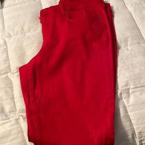 Womens colored denim.